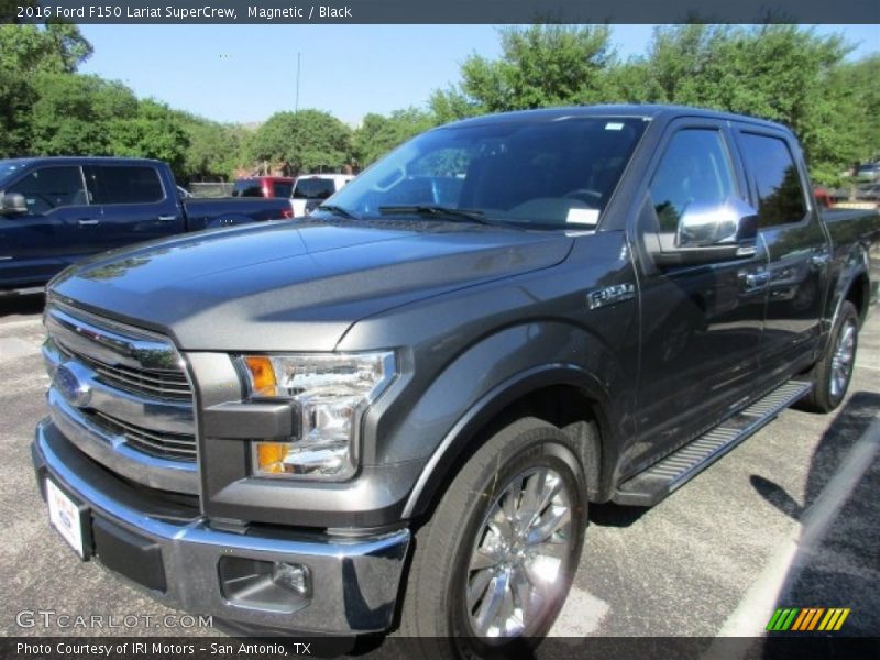 Magnetic / Black 2016 Ford F150 Lariat SuperCrew