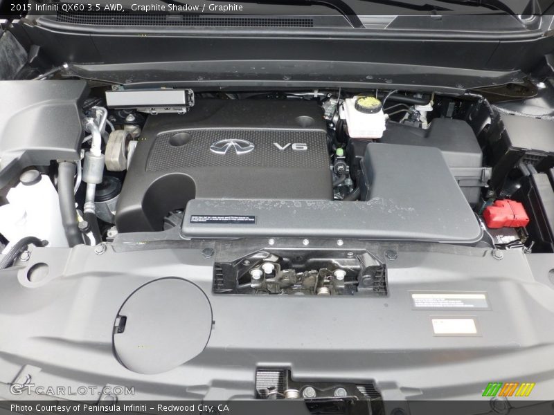 Graphite Shadow / Graphite 2015 Infiniti QX60 3.5 AWD