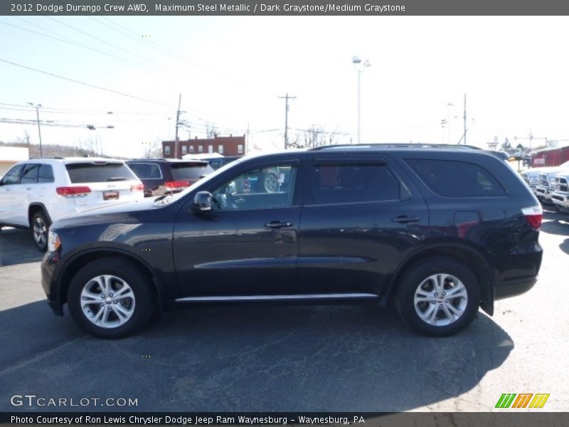 Maximum Steel Metallic / Dark Graystone/Medium Graystone 2012 Dodge Durango Crew AWD