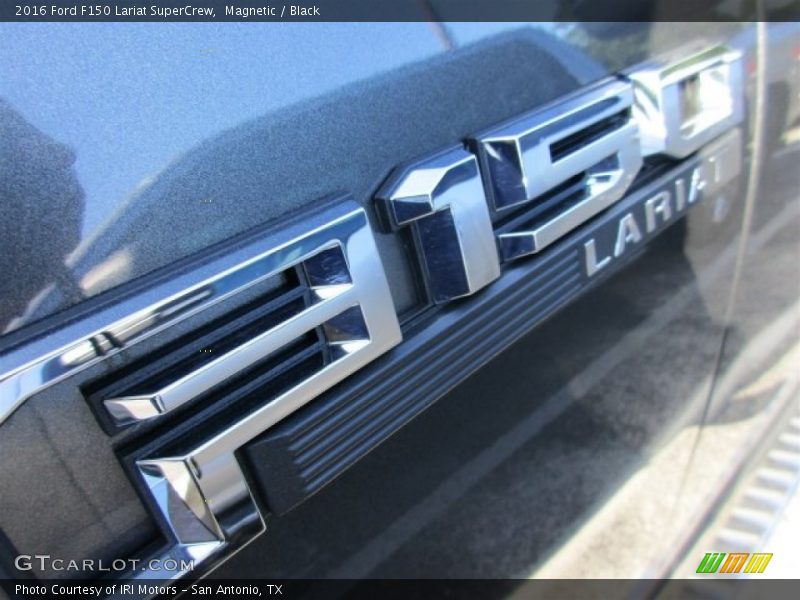 Magnetic / Black 2016 Ford F150 Lariat SuperCrew