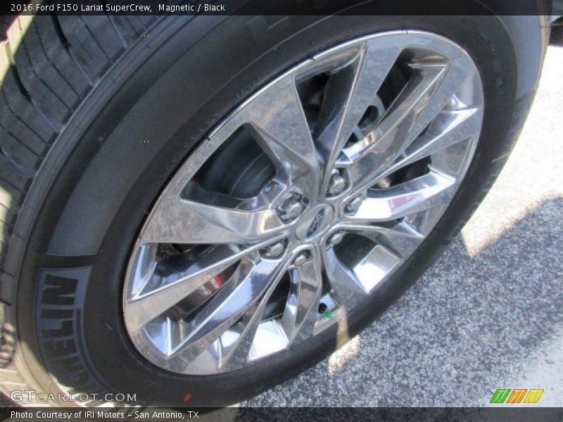 Magnetic / Black 2016 Ford F150 Lariat SuperCrew