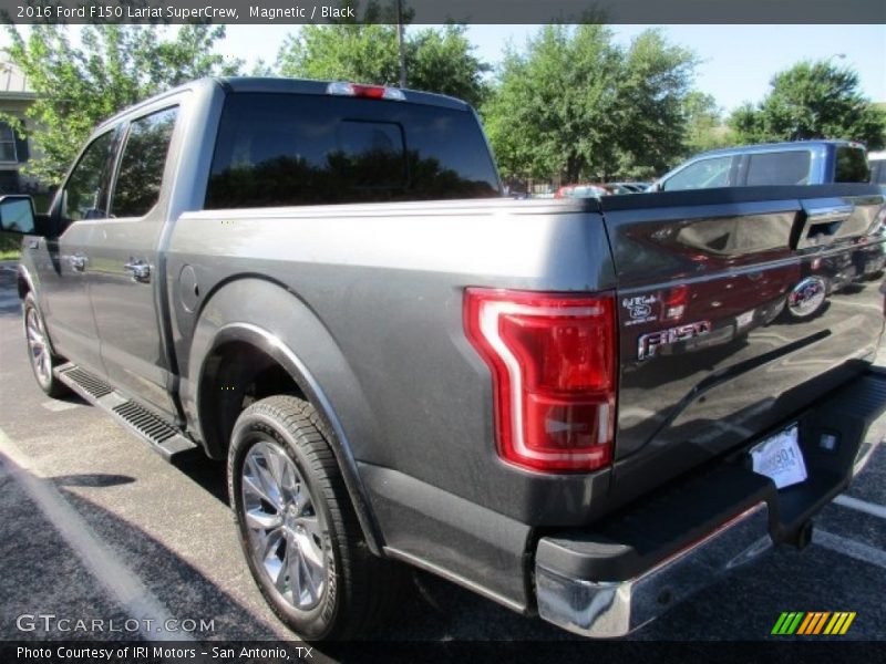 Magnetic / Black 2016 Ford F150 Lariat SuperCrew