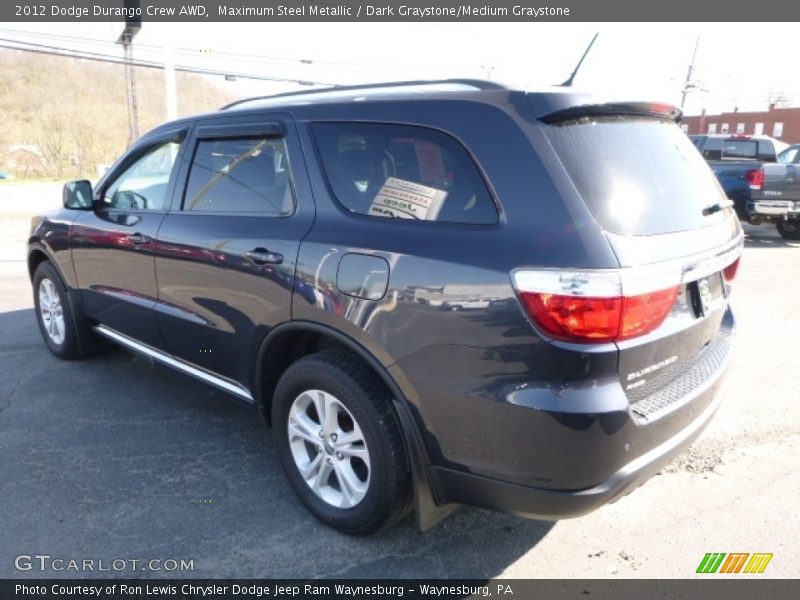 Maximum Steel Metallic / Dark Graystone/Medium Graystone 2012 Dodge Durango Crew AWD