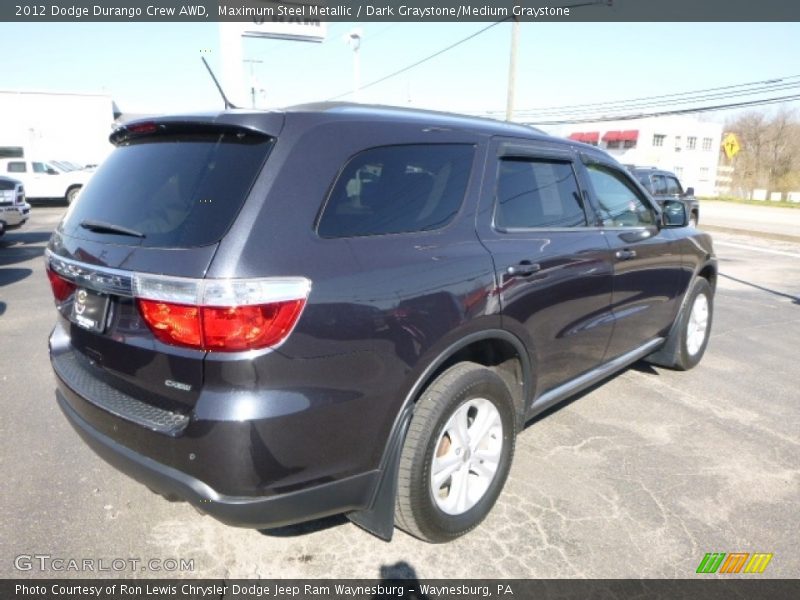 Maximum Steel Metallic / Dark Graystone/Medium Graystone 2012 Dodge Durango Crew AWD