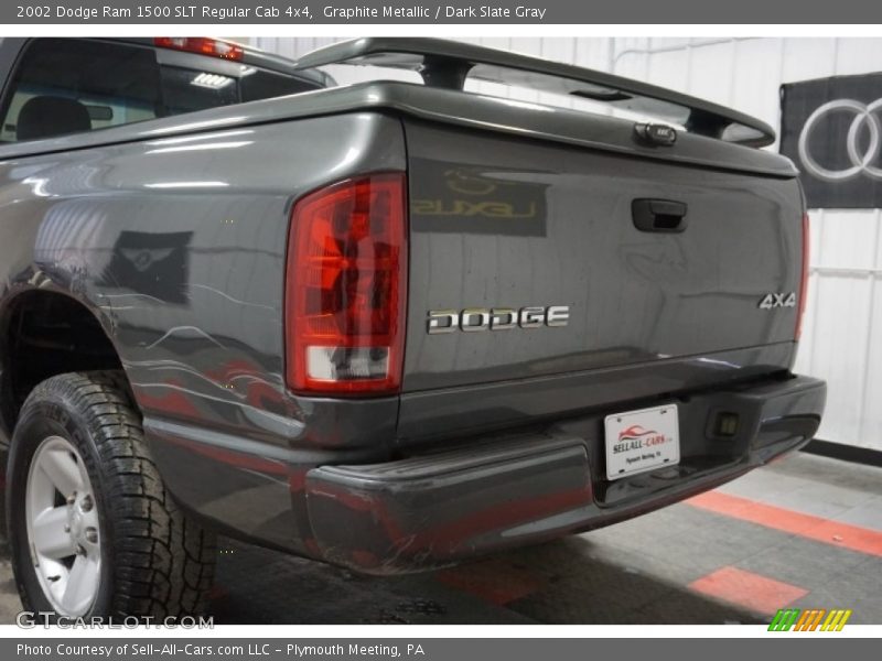 Graphite Metallic / Dark Slate Gray 2002 Dodge Ram 1500 SLT Regular Cab 4x4