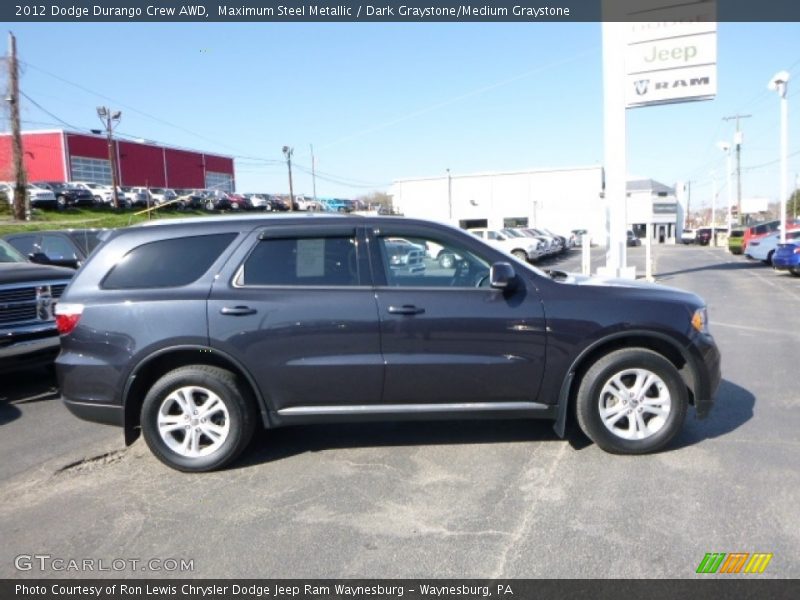 Maximum Steel Metallic / Dark Graystone/Medium Graystone 2012 Dodge Durango Crew AWD