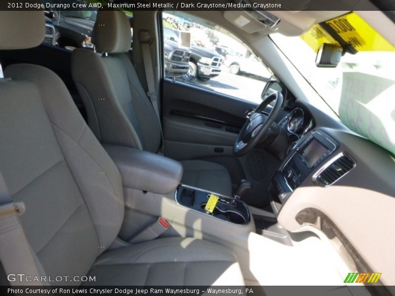 Maximum Steel Metallic / Dark Graystone/Medium Graystone 2012 Dodge Durango Crew AWD