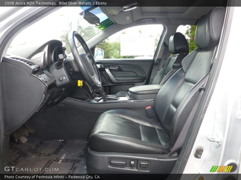 Billet Silver Metallic / Ebony 2008 Acura MDX Technology