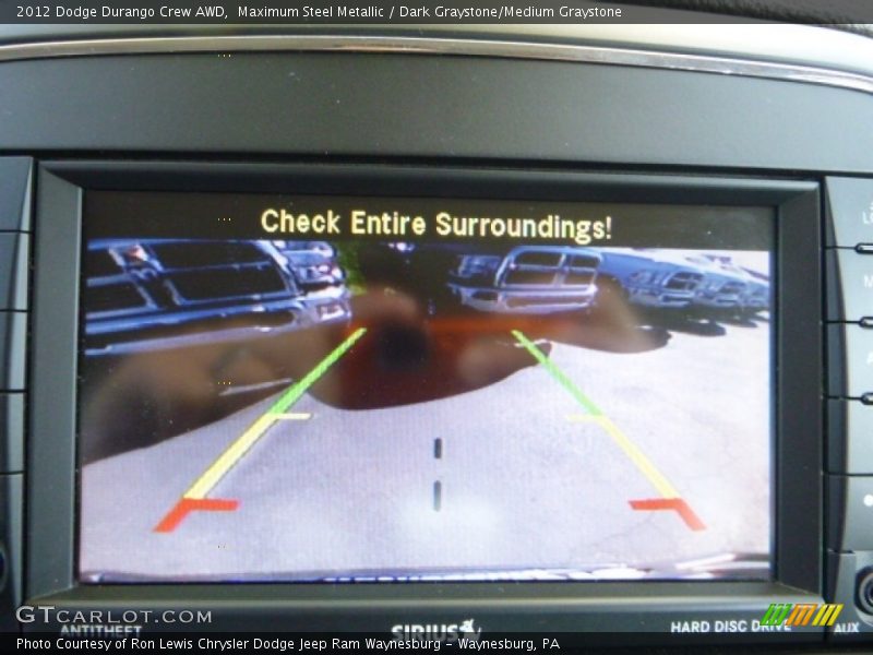 Maximum Steel Metallic / Dark Graystone/Medium Graystone 2012 Dodge Durango Crew AWD