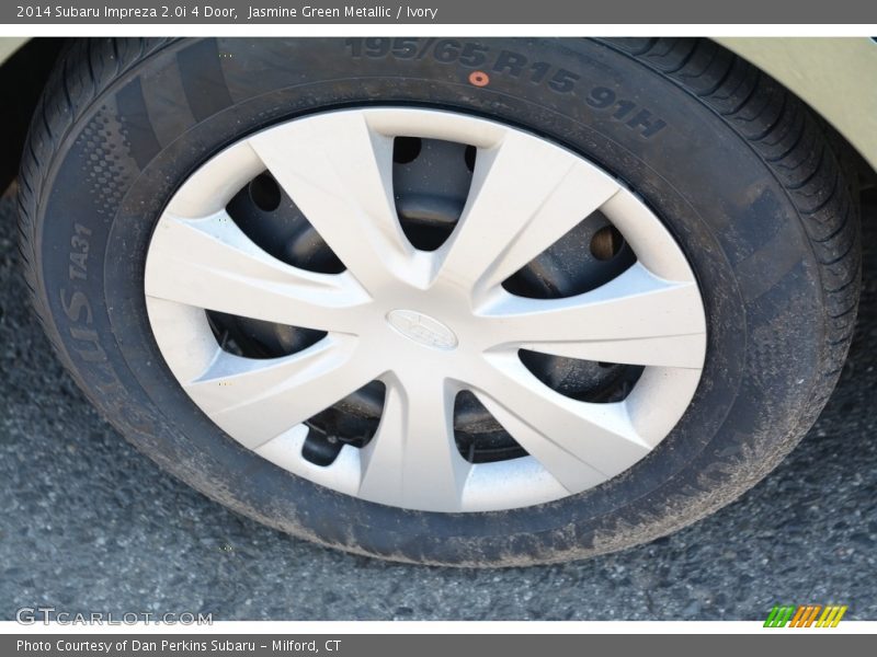 Jasmine Green Metallic / Ivory 2014 Subaru Impreza 2.0i 4 Door