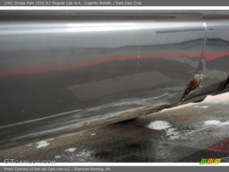 Graphite Metallic / Dark Slate Gray 2002 Dodge Ram 1500 SLT Regular Cab 4x4