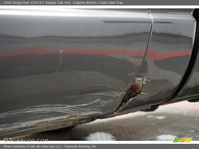 Graphite Metallic / Dark Slate Gray 2002 Dodge Ram 1500 SLT Regular Cab 4x4