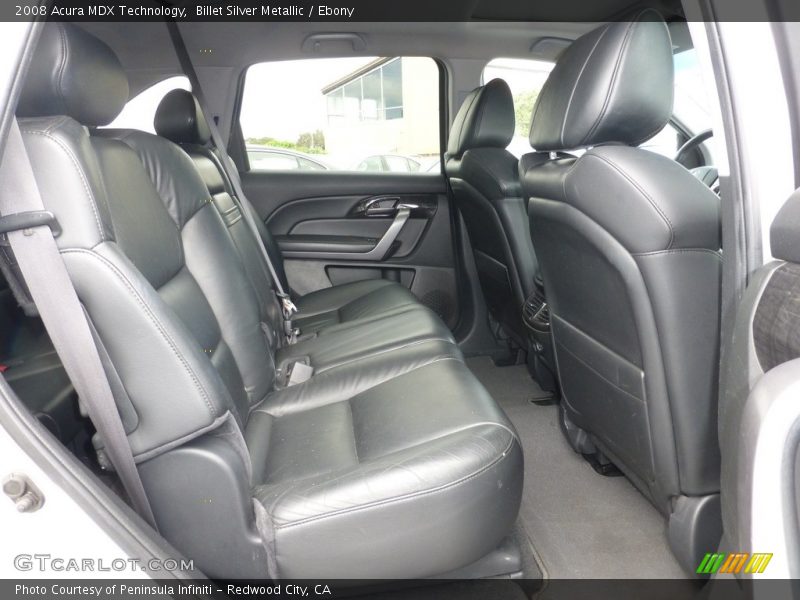 Billet Silver Metallic / Ebony 2008 Acura MDX Technology