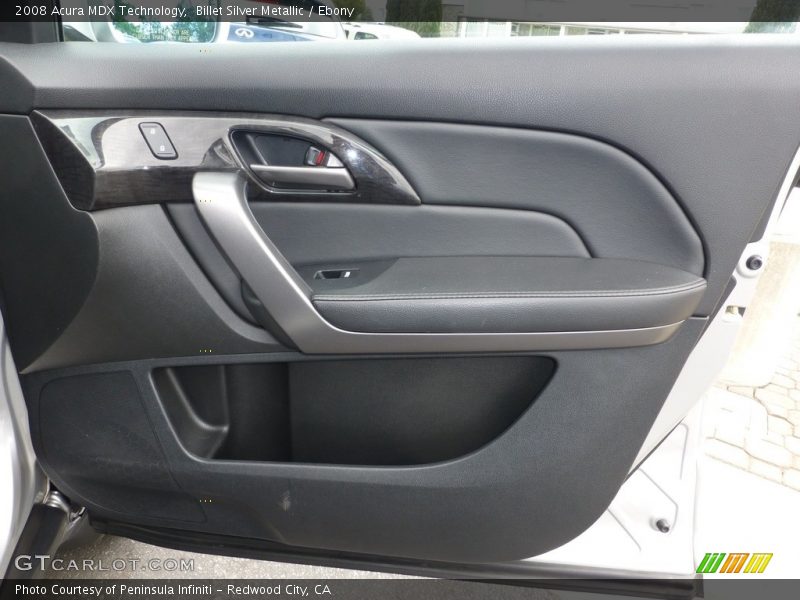 Billet Silver Metallic / Ebony 2008 Acura MDX Technology