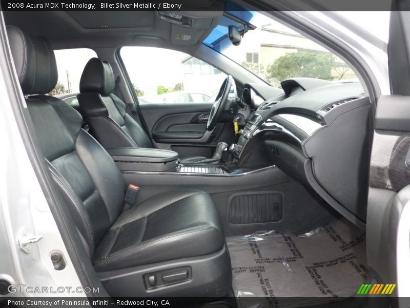 Billet Silver Metallic / Ebony 2008 Acura MDX Technology