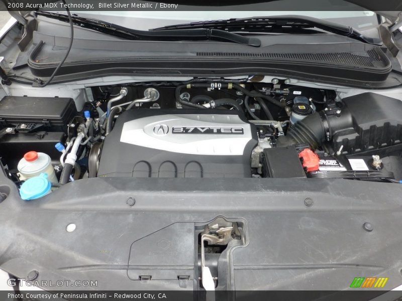 Billet Silver Metallic / Ebony 2008 Acura MDX Technology