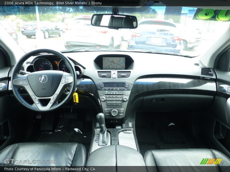 Billet Silver Metallic / Ebony 2008 Acura MDX Technology