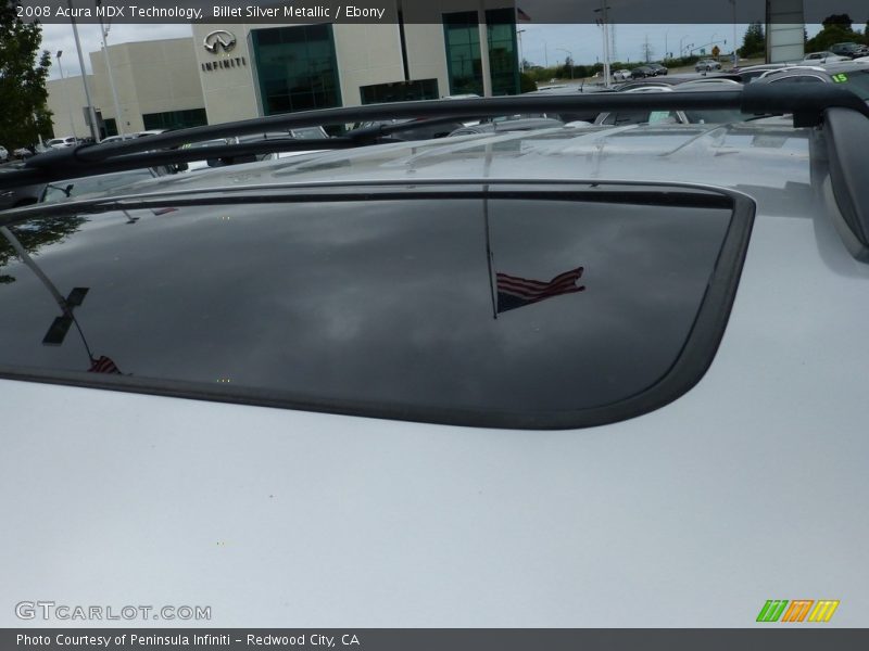 Billet Silver Metallic / Ebony 2008 Acura MDX Technology