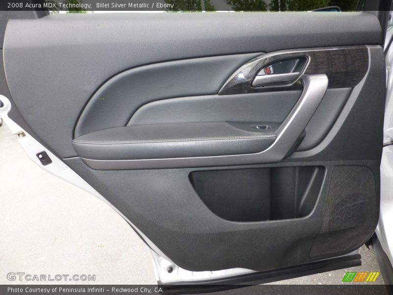Billet Silver Metallic / Ebony 2008 Acura MDX Technology