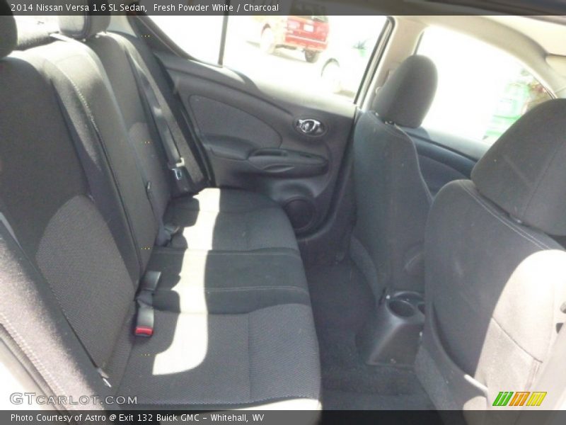 Fresh Powder White / Charcoal 2014 Nissan Versa 1.6 SL Sedan