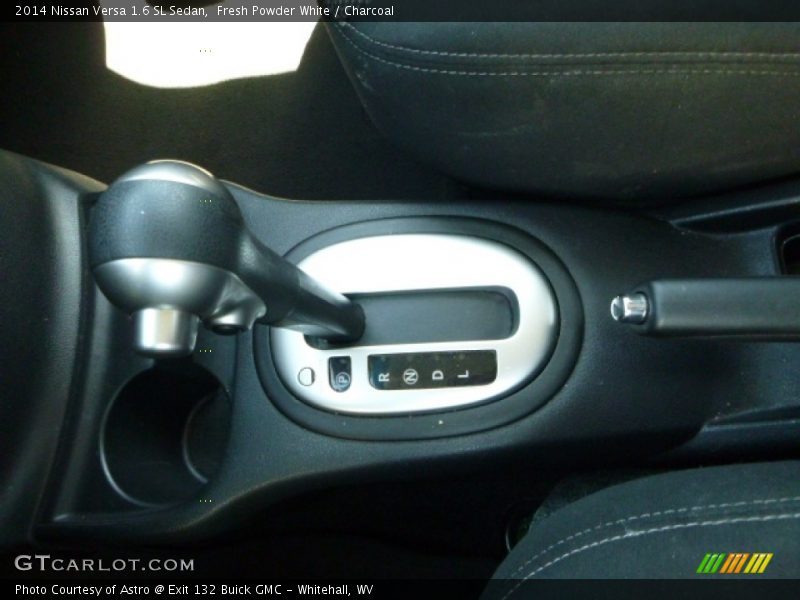 Fresh Powder White / Charcoal 2014 Nissan Versa 1.6 SL Sedan