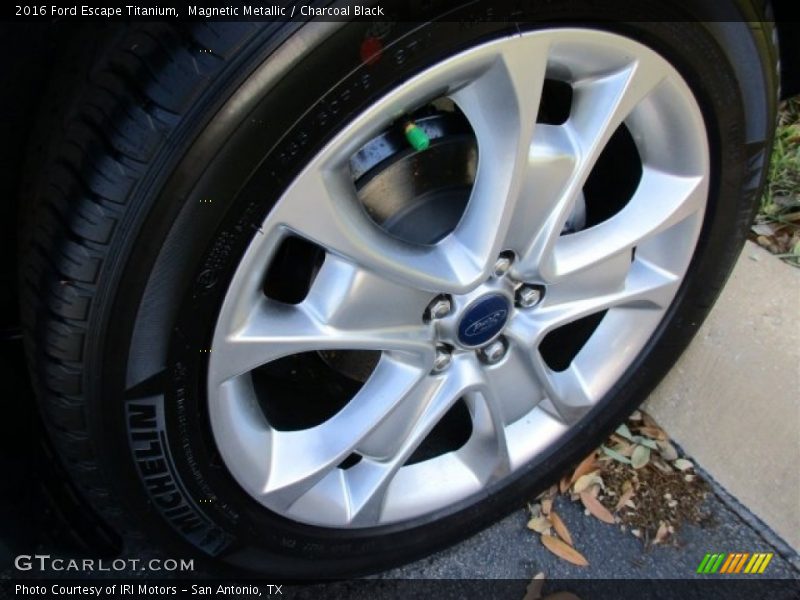 Magnetic Metallic / Charcoal Black 2016 Ford Escape Titanium