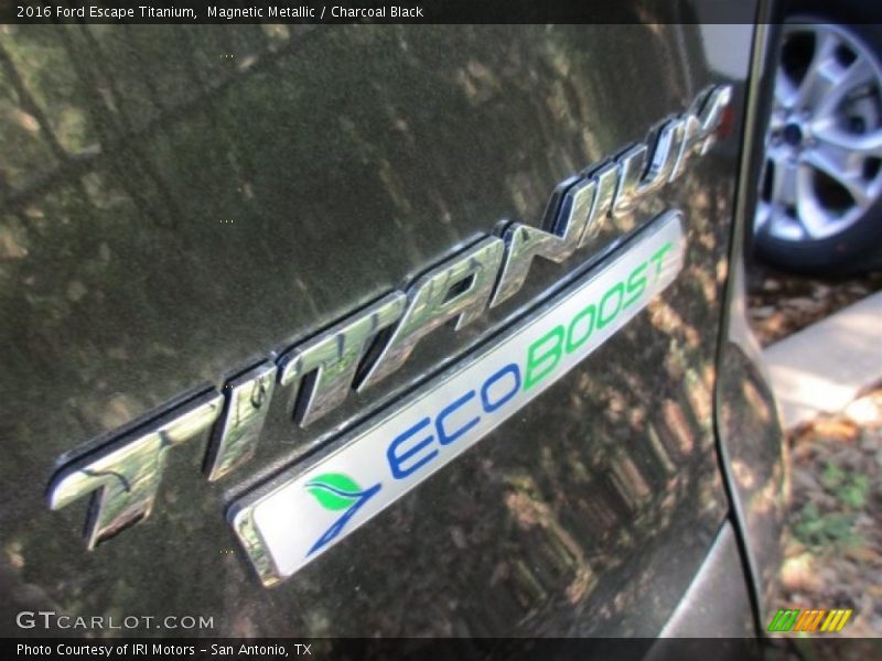 Magnetic Metallic / Charcoal Black 2016 Ford Escape Titanium