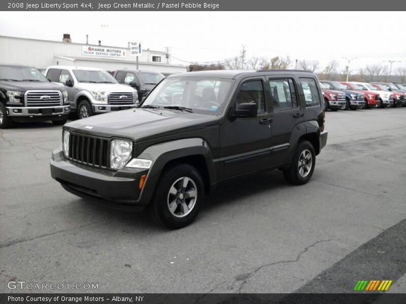 Jeep Green Metallic / Pastel Pebble Beige 2008 Jeep Liberty Sport 4x4