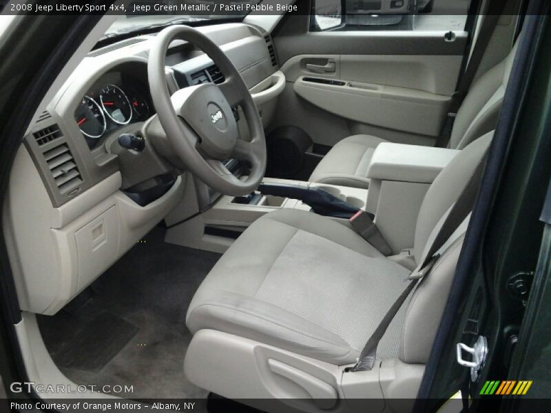 Jeep Green Metallic / Pastel Pebble Beige 2008 Jeep Liberty Sport 4x4