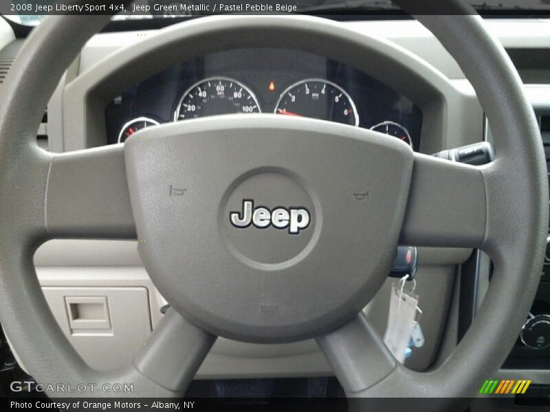 Jeep Green Metallic / Pastel Pebble Beige 2008 Jeep Liberty Sport 4x4