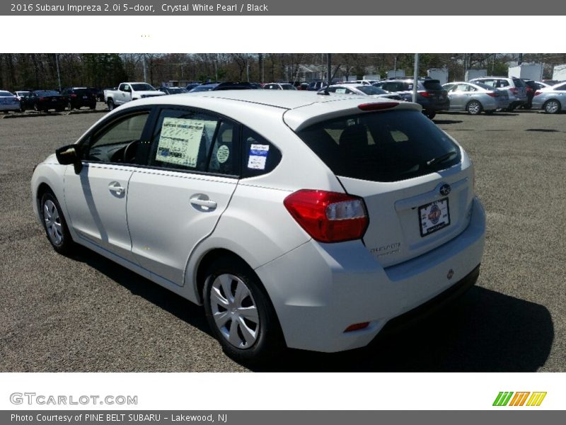 Crystal White Pearl / Black 2016 Subaru Impreza 2.0i 5-door