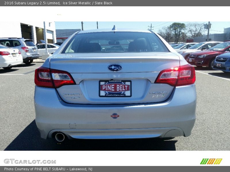 Ice Silver Metallic / Slate Black 2016 Subaru Legacy 2.5i Limited