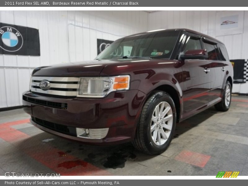 Bordeaux Reserve Red Metallic / Charcoal Black 2011 Ford Flex SEL AWD