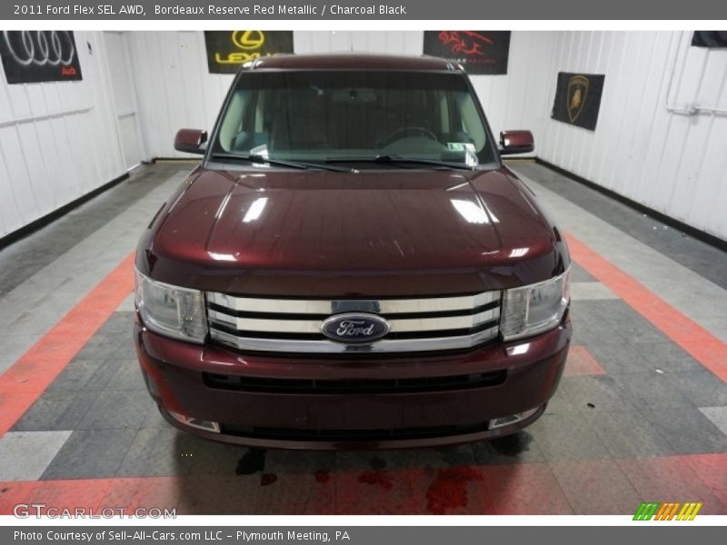 Bordeaux Reserve Red Metallic / Charcoal Black 2011 Ford Flex SEL AWD