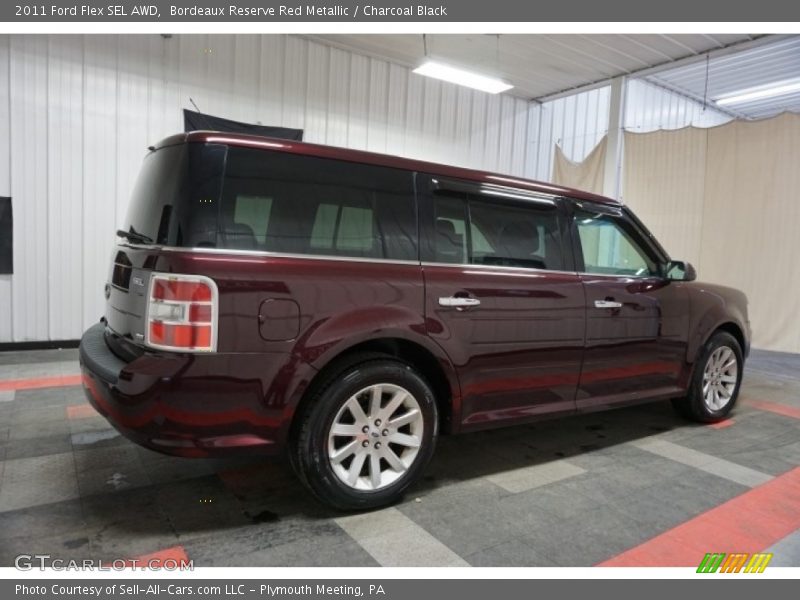 Bordeaux Reserve Red Metallic / Charcoal Black 2011 Ford Flex SEL AWD