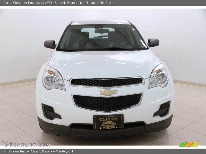 Summit White / Light Titanium/Jet Black 2011 Chevrolet Equinox LS AWD