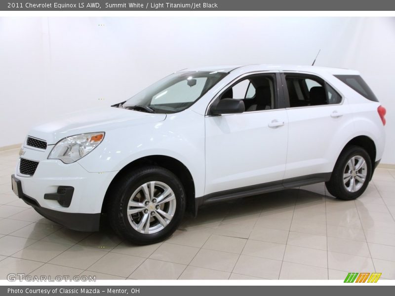 Summit White / Light Titanium/Jet Black 2011 Chevrolet Equinox LS AWD