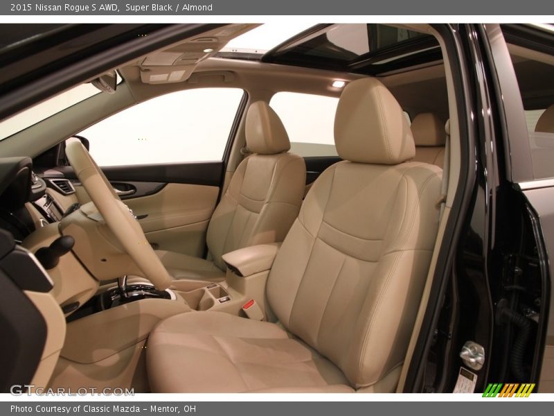 Super Black / Almond 2015 Nissan Rogue S AWD