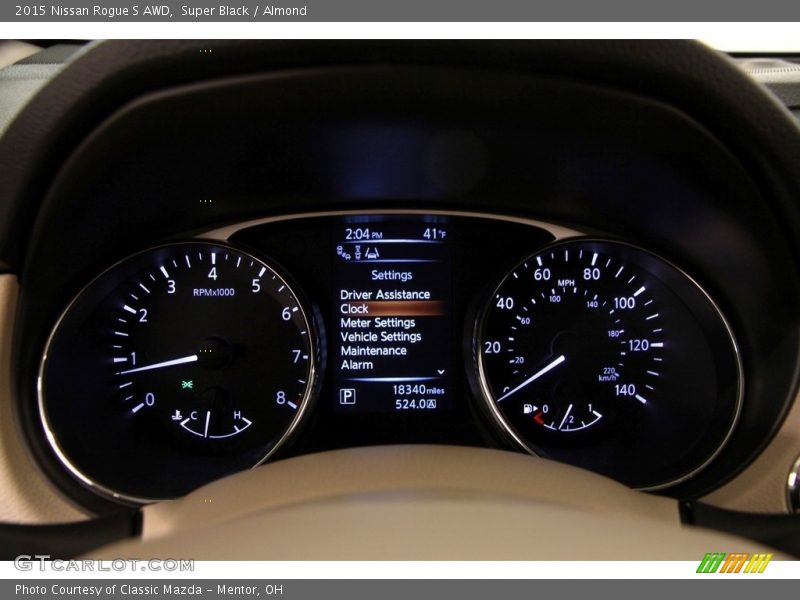 Super Black / Almond 2015 Nissan Rogue S AWD