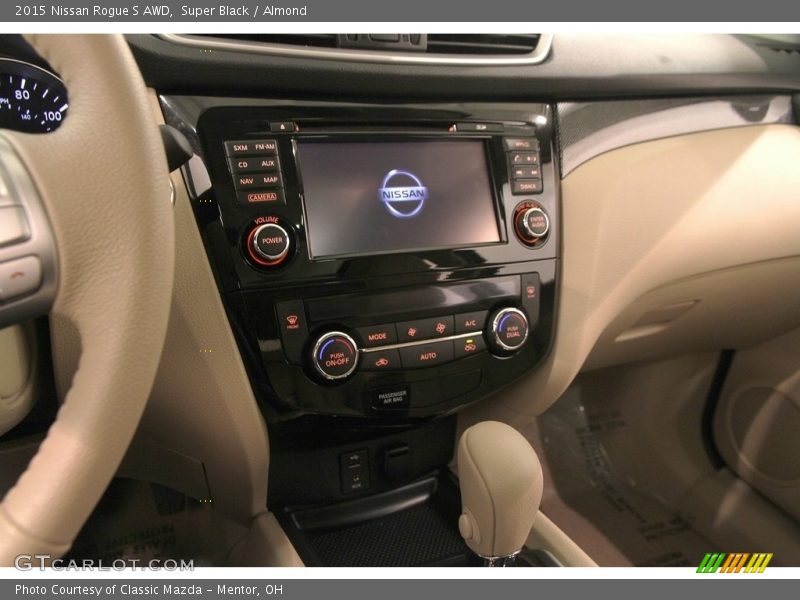 Super Black / Almond 2015 Nissan Rogue S AWD