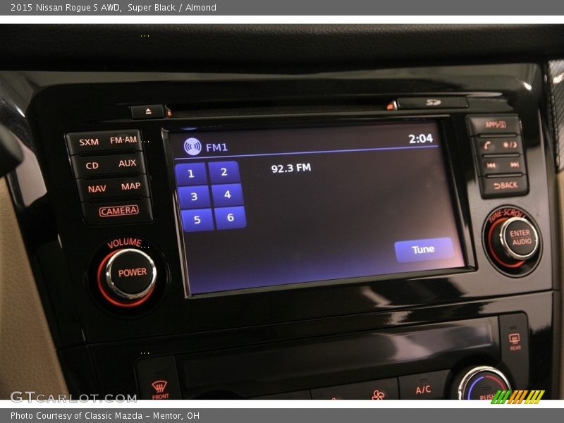 Super Black / Almond 2015 Nissan Rogue S AWD