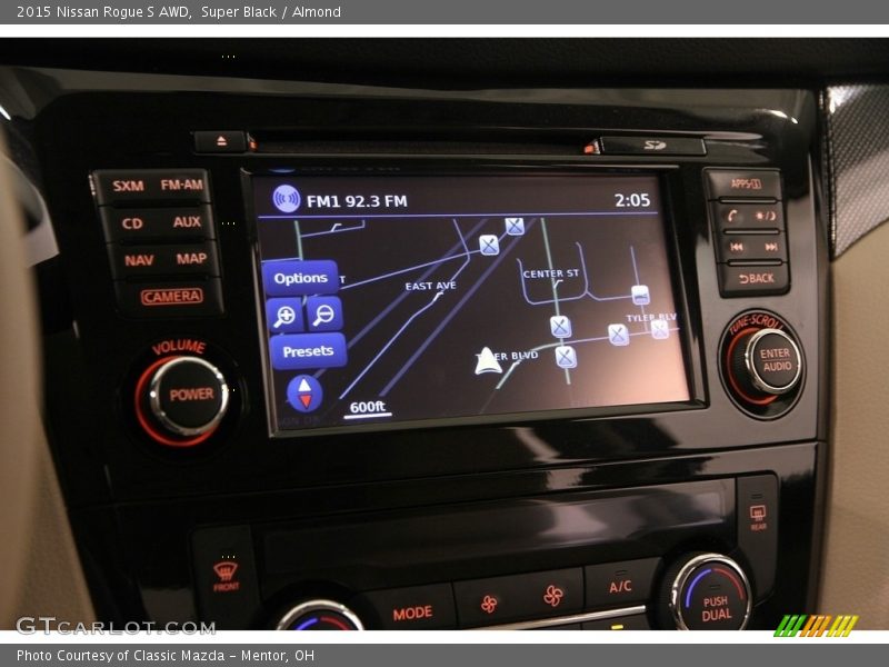 Super Black / Almond 2015 Nissan Rogue S AWD