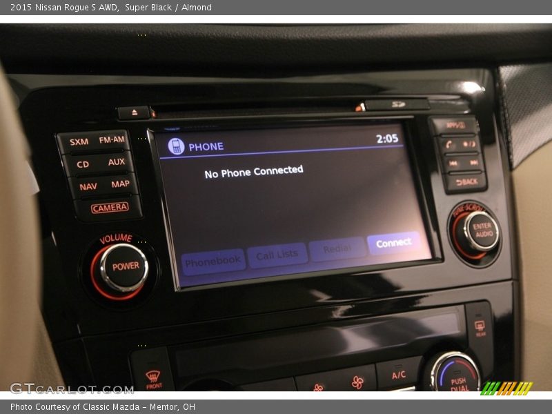 Super Black / Almond 2015 Nissan Rogue S AWD