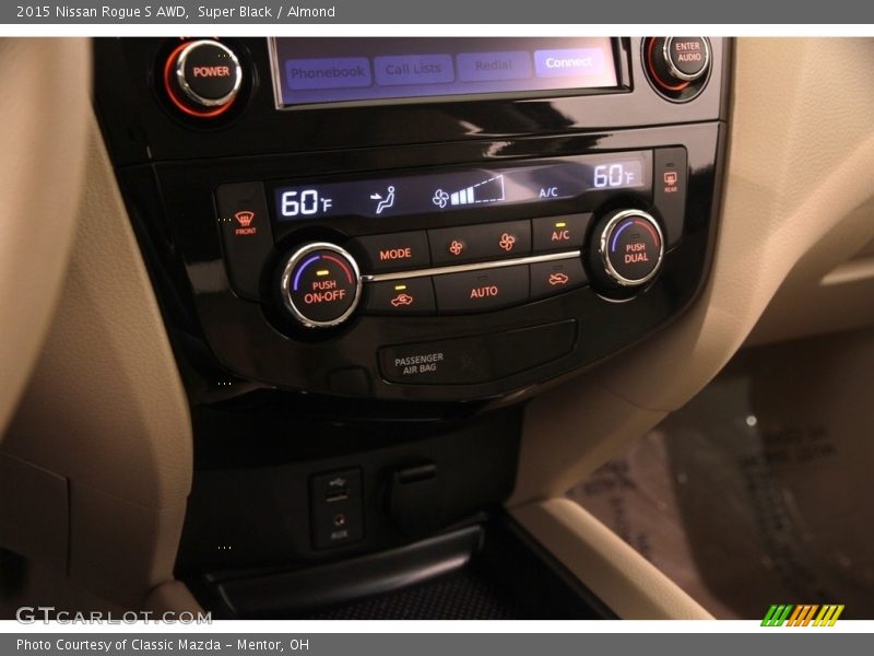 Super Black / Almond 2015 Nissan Rogue S AWD