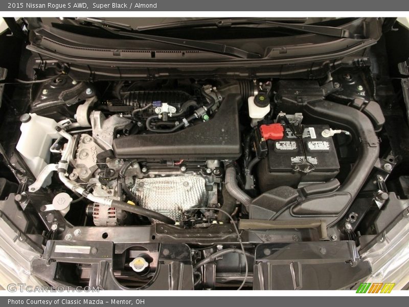 Super Black / Almond 2015 Nissan Rogue S AWD