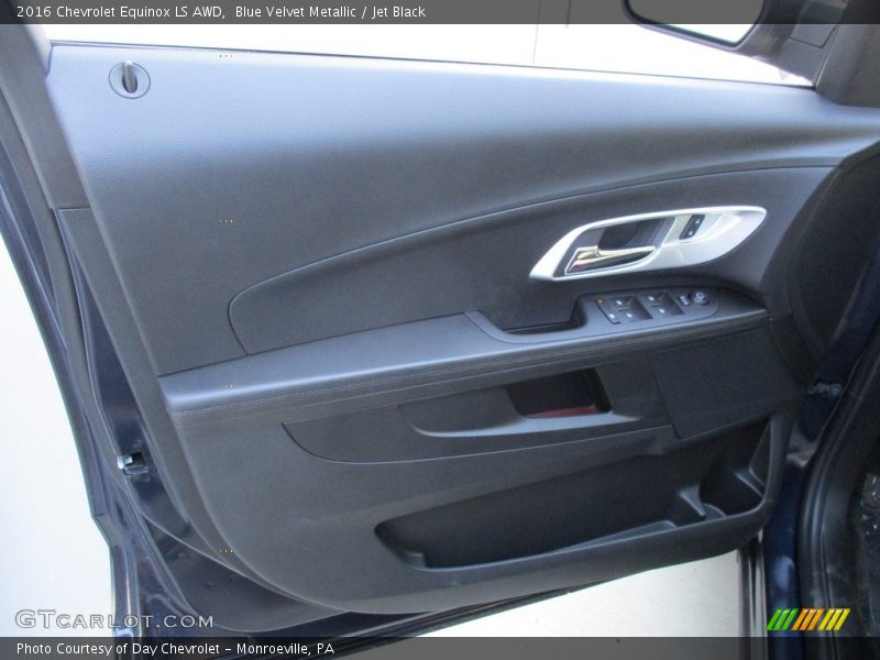 Blue Velvet Metallic / Jet Black 2016 Chevrolet Equinox LS AWD