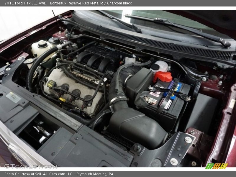 Bordeaux Reserve Red Metallic / Charcoal Black 2011 Ford Flex SEL AWD