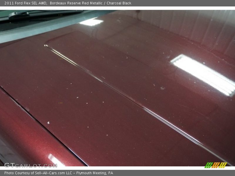 Bordeaux Reserve Red Metallic / Charcoal Black 2011 Ford Flex SEL AWD