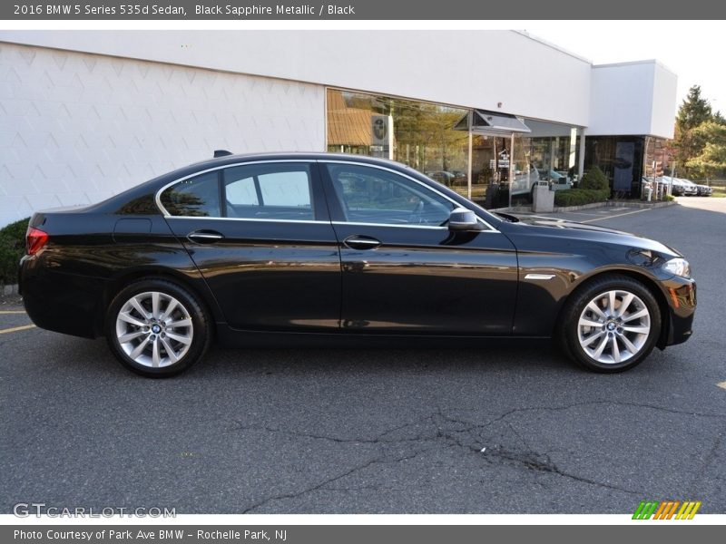Black Sapphire Metallic / Black 2016 BMW 5 Series 535d Sedan