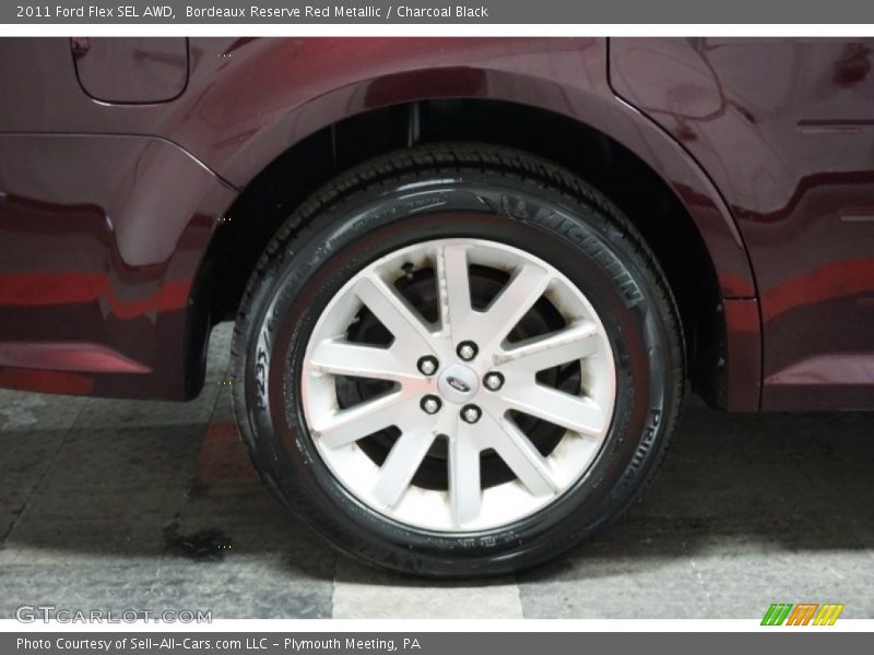 Bordeaux Reserve Red Metallic / Charcoal Black 2011 Ford Flex SEL AWD